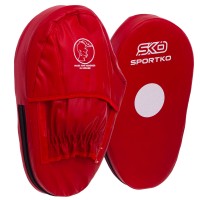 Лапа Пряма подовжена для боксу та єдиноборств SPORTKO PD3 30x20x5см 2шт кольори в асортименті